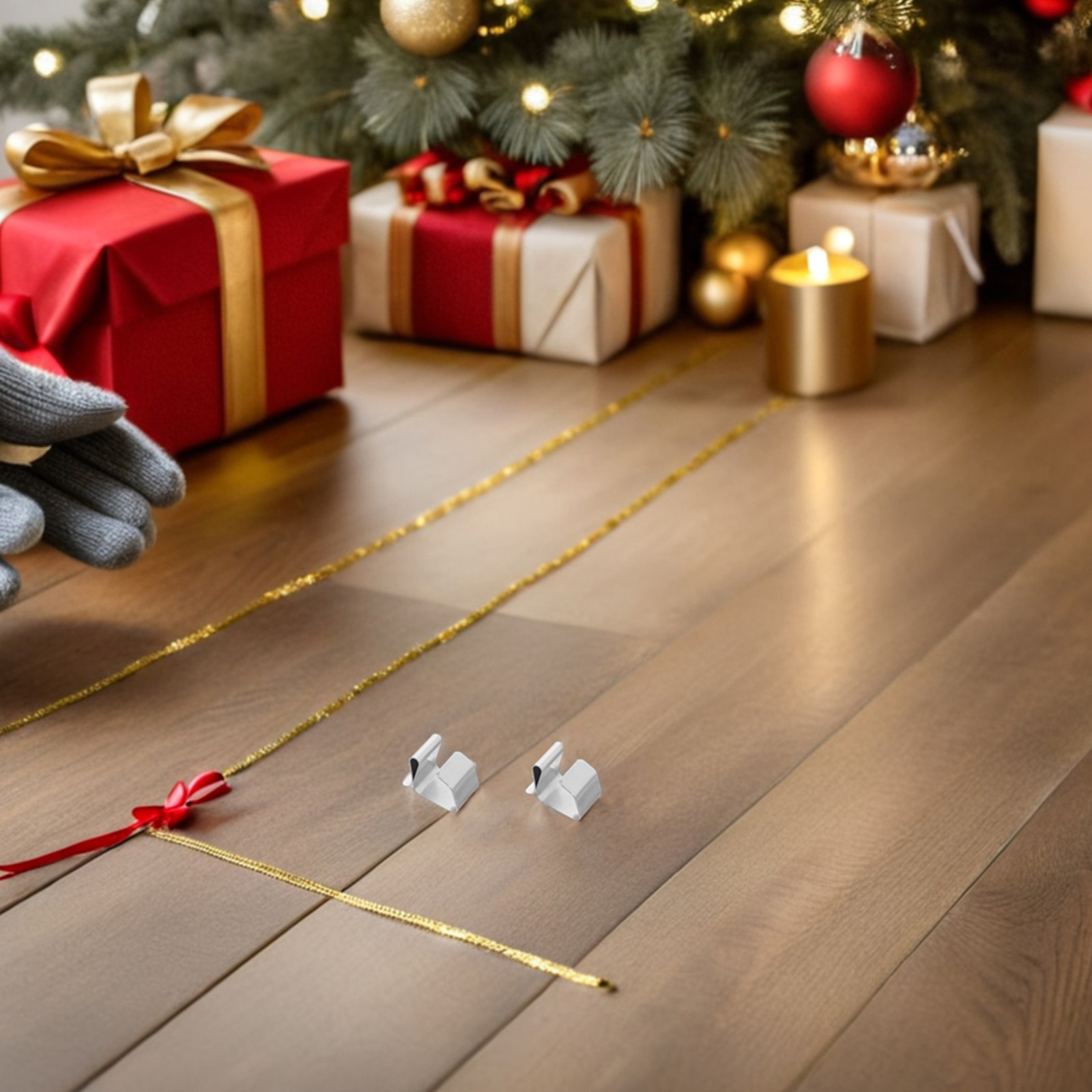 Christmas Lights Outdoor - 200個入り屋外用ライト用ガターホルダー、ステンレス製耐候性フック、ストリングライトの吊り下げ用、クリスマスホリデーデコレーション用