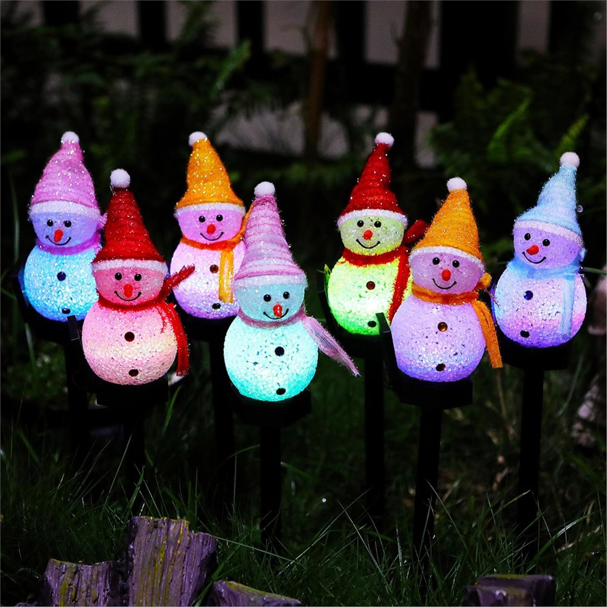Christmas Lights Outdoor - Y17A 2025-クリスマスライトステークス 屋外装飾用 - ソーラーライト -