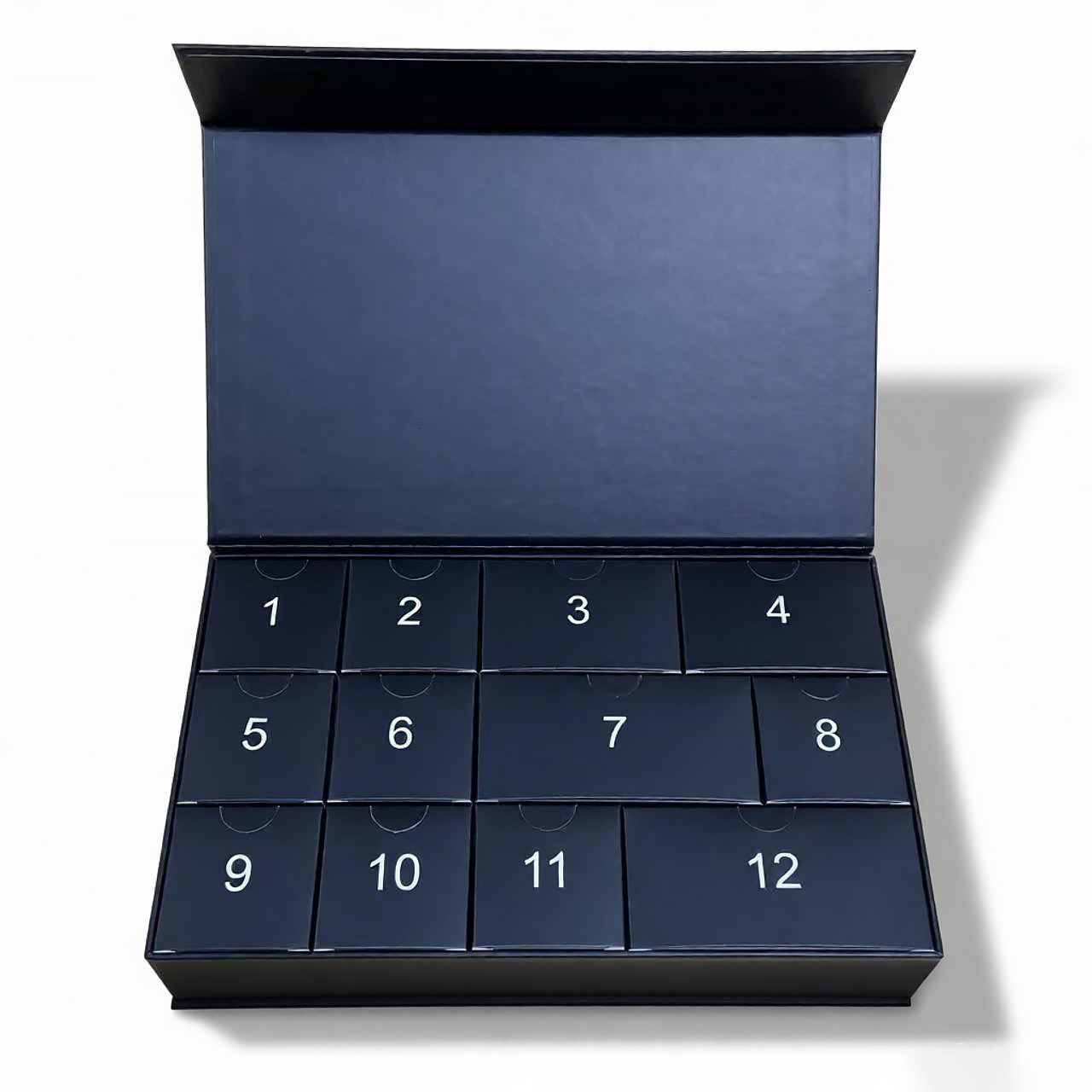 Gift Box Wrap Set - 2026年クリスマスカウントダウンカレンダー ギフトボックスセット（12日間カウントダウン）。 これは、ギフト用の包装に最適な、美しいデザインの空のギフトボックスのセットです。