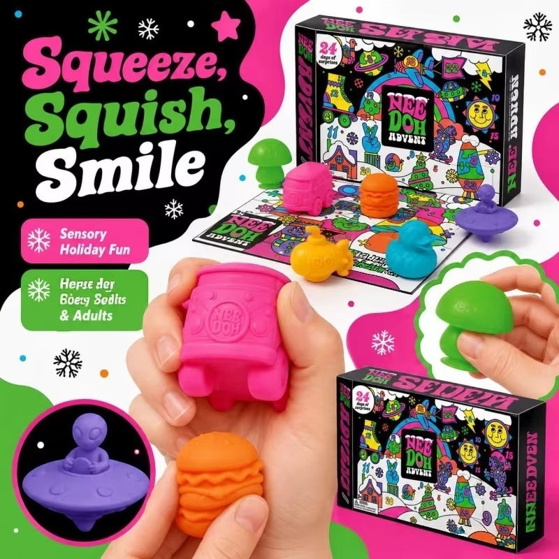 2026年新作NeeDohクリスマスアドベントカレンダーギフ - Advent Calendar Gift のレビューと価格