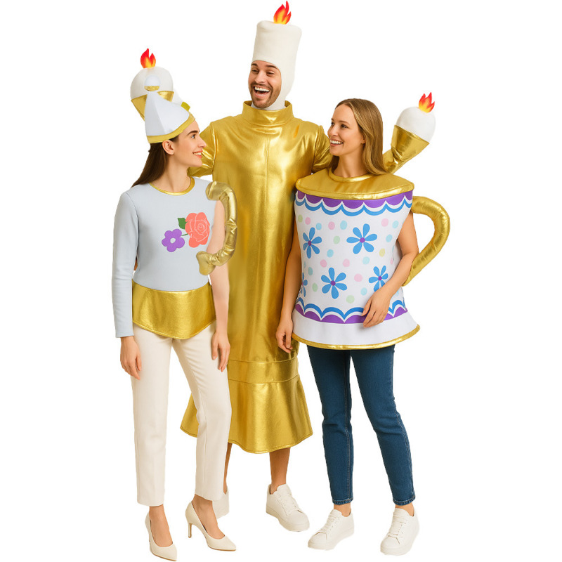 ハロウィンコスプレコスチュームキャンドル衣装大人用ステージパ - Holiday Candle Set のレビューと価格