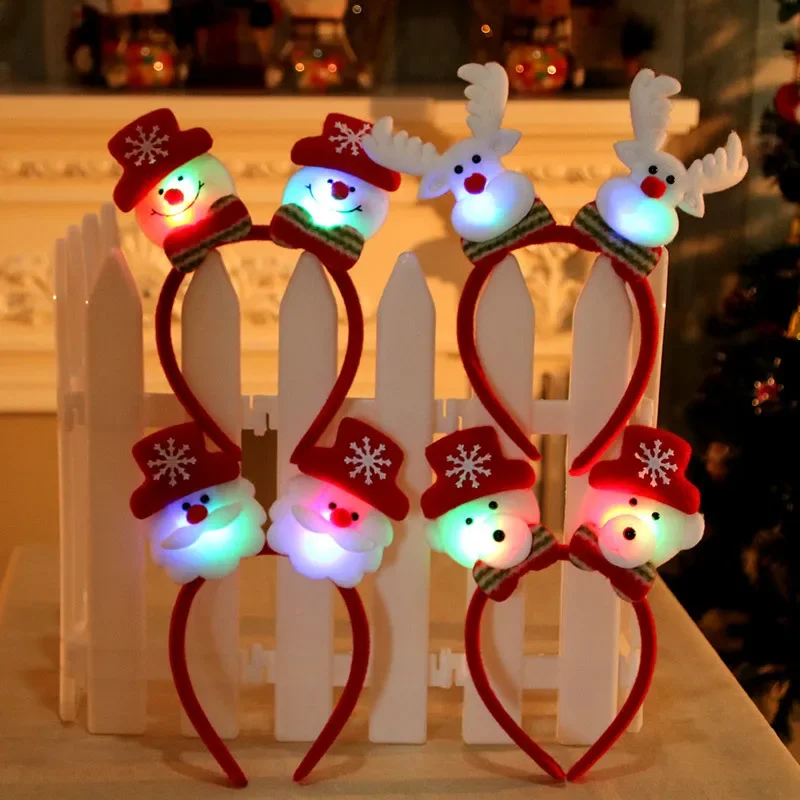 LED光るトナカイの角のヘッドバンド サンタクロース クリス - Reindeer Antlers Headband のレビューと価格
