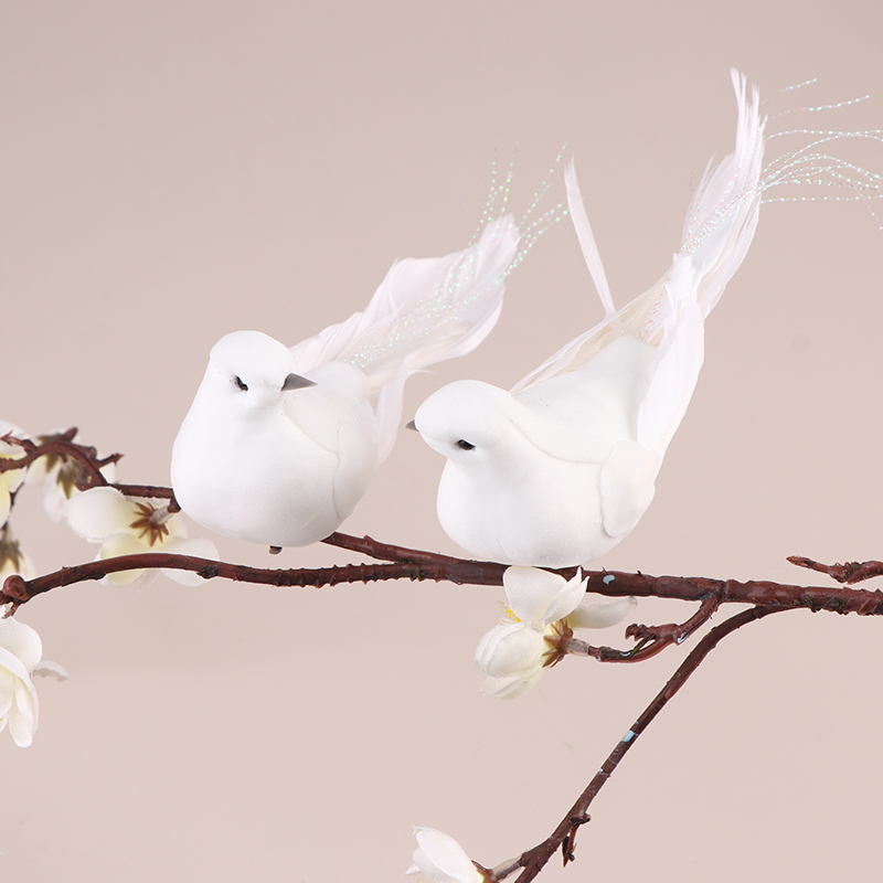 △   1個入り人工鳩鳥、偽鳩、シミュレーション羽根鳩、クリ - Christmas Tree Artificial のレビューと価格