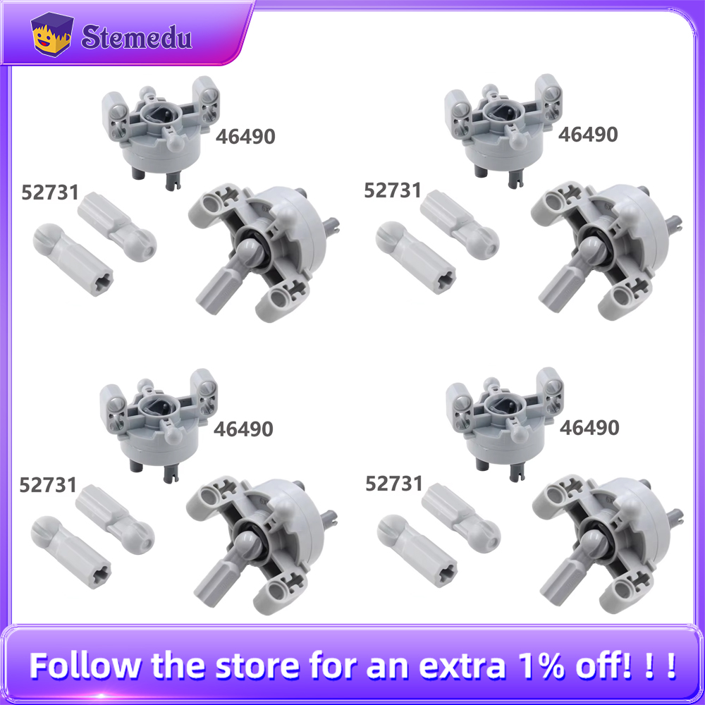 4 セットテクニカルパーツホイールハブ CV カルダンボール - Lego Set Technic のレビューと価格