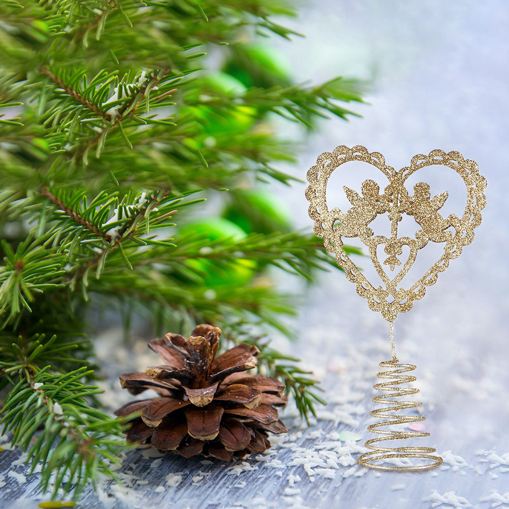 2個入り クリスマスツリー ハート型 クリスマスツリートッパ - Star Tree Topper のレビューと価格