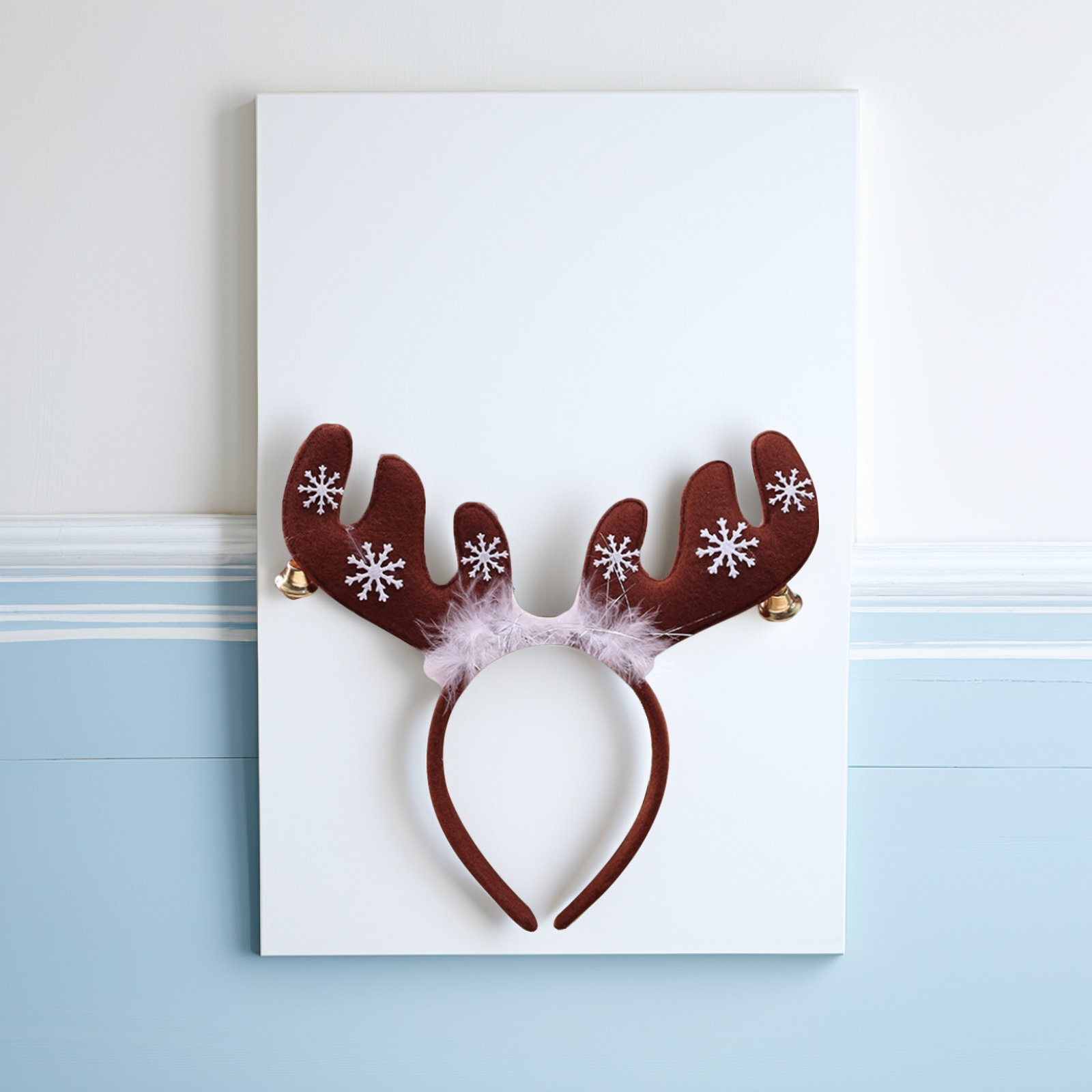 2 個のトナカイの角ヘッドバンド カーキ クリスマス パーテ - Reindeer Antlers Headband のレビューと価格