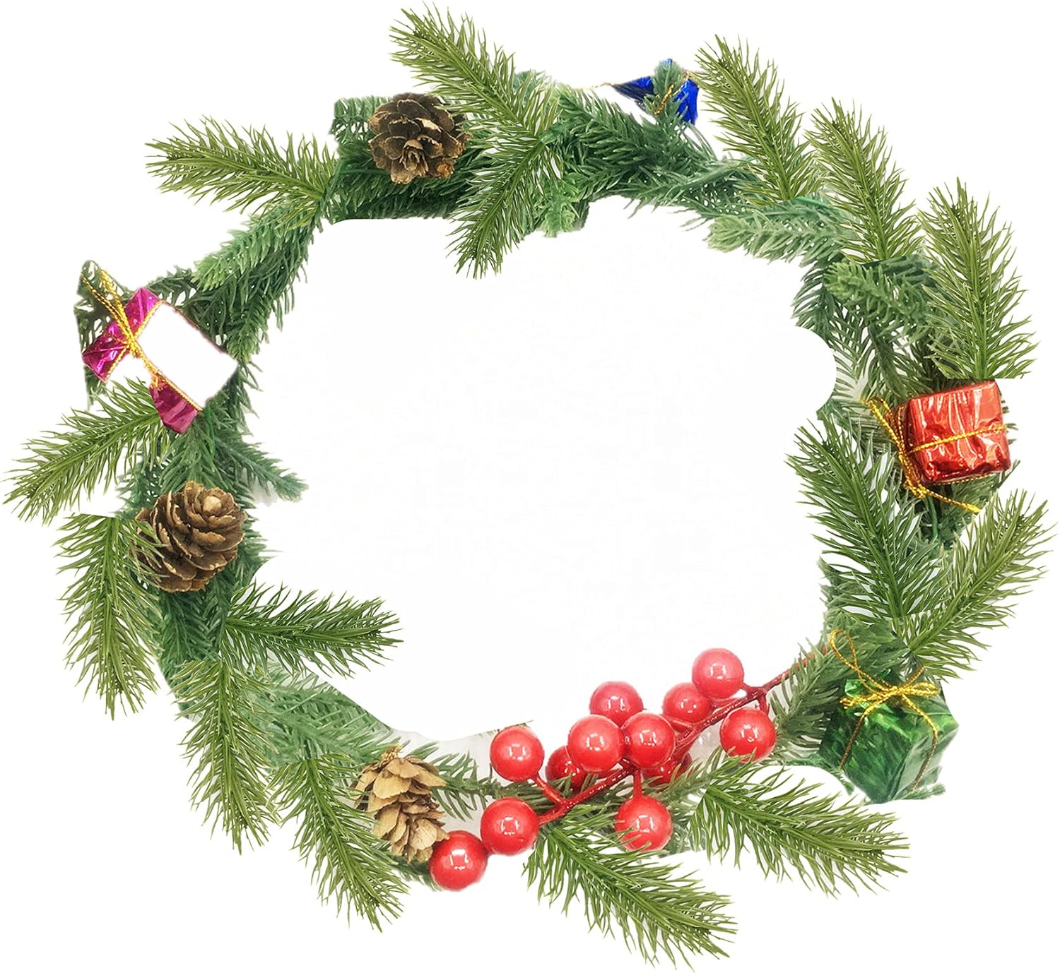 人工松葉植物 プラスチック製クリスマスツリー フラワーリース - Christmas Tree Artificial のレビューと価格