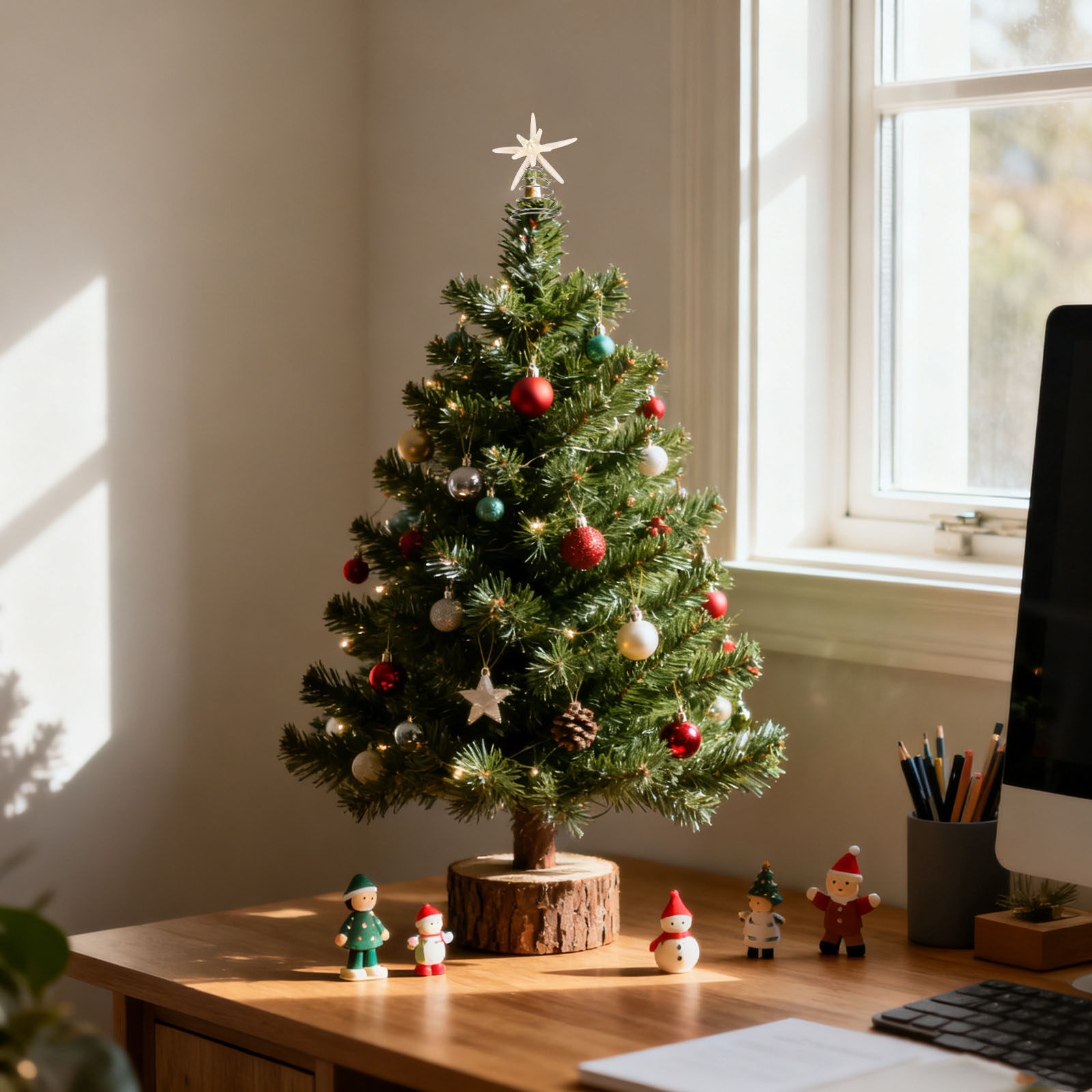 沿岸のクリスマスツリートッパー、シーワイヤー製五芒星ツリート - Star Tree Topper のレビューと価格