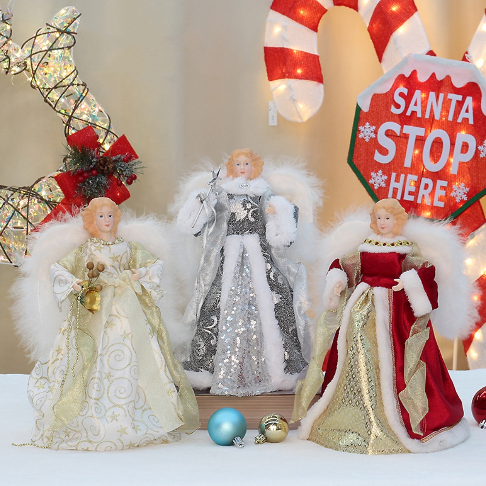 フェスティバルエンジェルドールツリートップスター ゴールデン - Star Tree Topper のレビューと価格