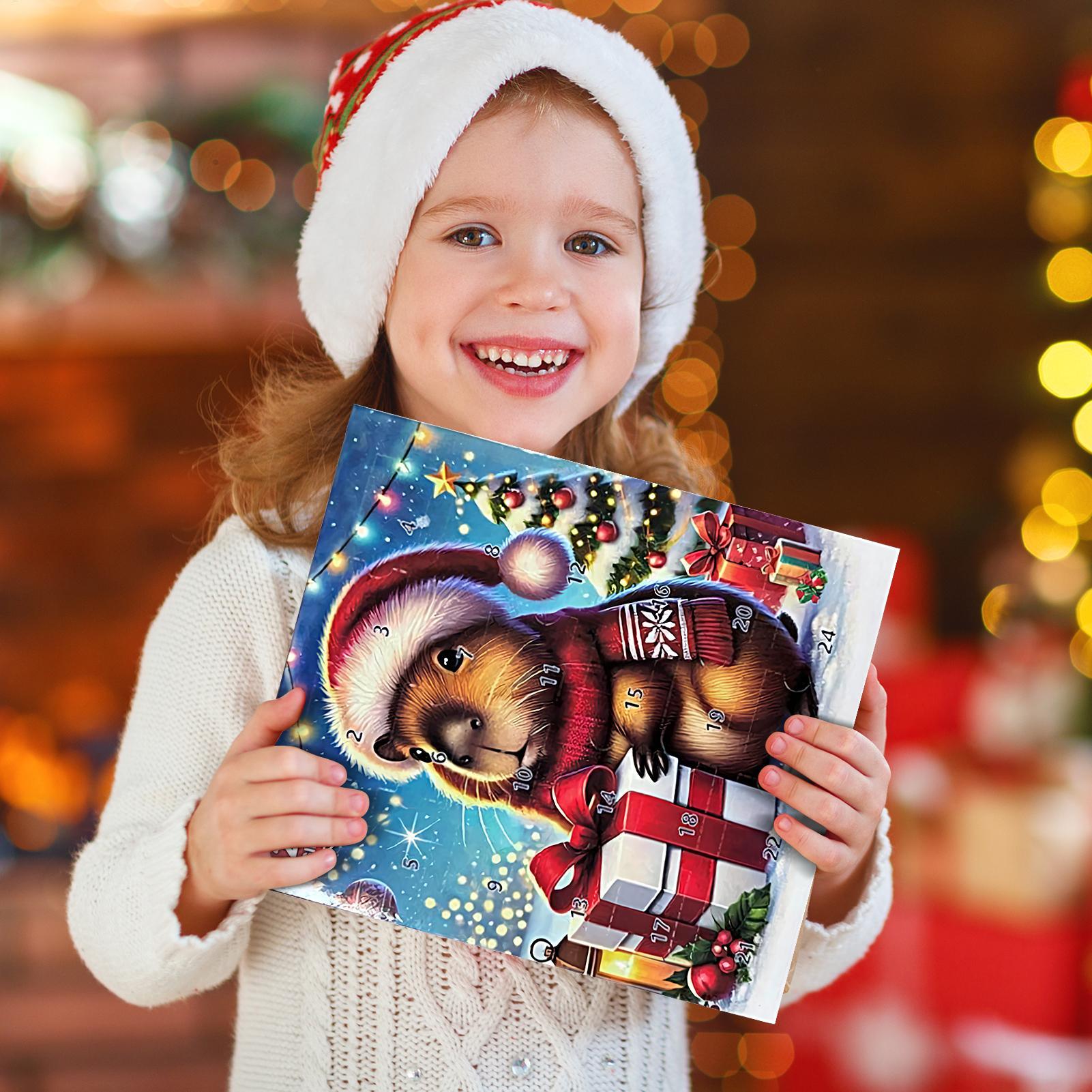 新しいカピバラのクリスマスアドベントカレンダー。ミニチュア人 - Advent Calendar Gift のレビューと価格