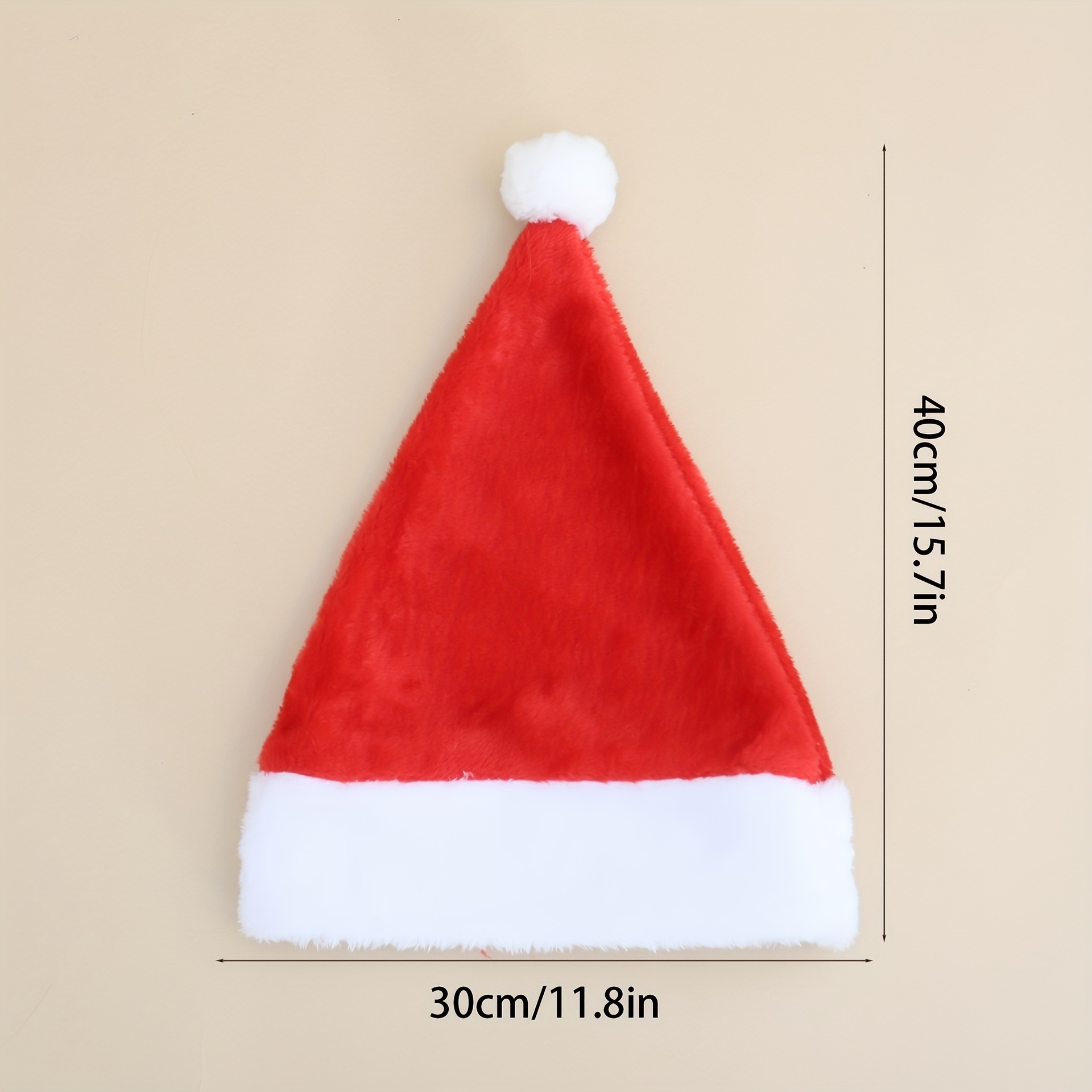 パーソナライズされたクリスマスサンタ帽子、カスタム名刺繍入り - Santa Hat Plush のレビューと価格